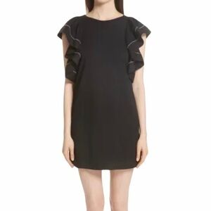 See by Chloe flutter sleeve dress